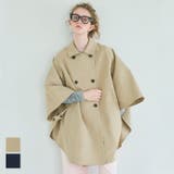 \再入荷/トレンチポンチョコート レディース | coca | 詳細画像1