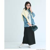 【新色追加！】ランダムリブロングIラインスカート | coca | 詳細画像14 