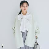 【セレモニー】バウンススウェットノーカラーコート | coca | 詳細画像1 