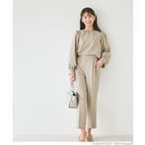 セットアップ対応ショルダータックブラウス | coca | 詳細画像4 