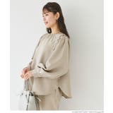 ［Grage］ | セットアップ対応ショルダータックブラウス | coca