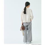 【セレモニー・紫外線カット】ボウタイ風アクセ付きブラウス | coca | 詳細画像16 