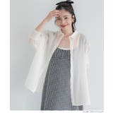 ［Ivory］ | シアービッグシャツ レディース | coca