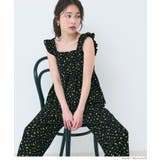 ［A］ | シボシャーリング肩フリルキャミソール | coca