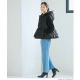【新色追加】フード付きペプラム中綿ベスト | coca | 詳細画像13 