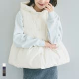 フード着脱2WAY◎シーンに合わせて使える中綿ベスト | coca | 詳細画像1 