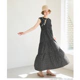 ワンピース レディース ティアードワンピ 切り替え 小花柄