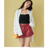 ［Red］ | ワッシャーナイロンサイドラインショートパンツ | coca