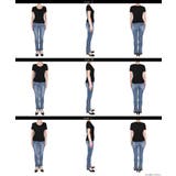 とろみリブUネックTシャツ レディース | coca | 詳細画像26