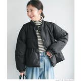 ［Black］ | デタッチャブル中綿アウター | coca