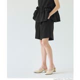 ［Black］ | カルゼハーフパンツ | coca