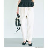 ［Ivory］ | リボン付きテーパードパンツ レディース | coca