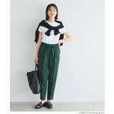 \26ss新色登場/リボン付きテーパードパンツ | coca | 詳細画像8