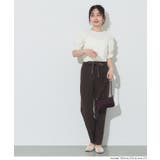 \26ss新色登場/リボン付きテーパードパンツ | coca | 詳細画像3