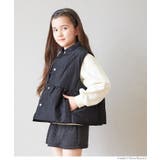 親子お揃いペプラム中綿ベスト ガールズ キッズ | coca | 詳細画像3 