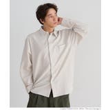 ［Lt.beige］ | リネンブレンド長袖シャツ メンズ | coca