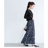 上品なゴールドボタンがアクセントのニットトップス | coca | 詳細画像12