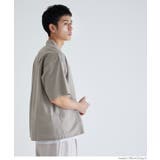 リネンブレンド開襟半袖シャツ メンズ レディース | coca | 詳細画像16