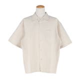 リネンブレンド開襟半袖シャツ メンズ レディース | coca | 詳細画像2