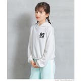 ［White］ | 裏毛クロップド丈ラグランパーカー キッズ | coca
