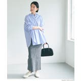 タイプライターストライプオーバーシャツ レディース | coca | 詳細画像16