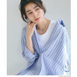 タイプライターストライプオーバーシャツ レディース | coca | 詳細画像7