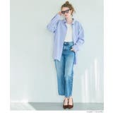 タイプライターストライプオーバーシャツ レディース | coca | 詳細画像10