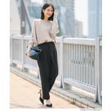 ［Black］ | 360°美脚見えを叶える3Dストレッチハイウエストパンツ | coca