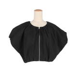 ポリエステルポプリンタックショートジャケット レディース | coca | 詳細画像3 