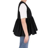 Vネックギャザーベスト レディース | coca | 詳細画像5