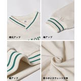 ボーダーリブプリントスウェット キッズ | coca | 詳細画像12