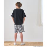 ［B］ | 親子お揃いワッシャーナイロンリーフ柄ショーツ キッズ | coca