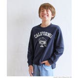 ［Navy］ | プリントスウェットトップス キッズ | coca