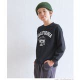 ［Black］ | プリントスウェットトップス キッズ | coca