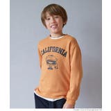 ［Orange］ | プリントスウェットトップス キッズ | coca