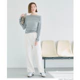 リラックスデニムワイドパンツ レディース | coca | 詳細画像8 