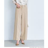 ［Beige］ | イージーケア3Dストレッチワイドパンツ レディース | coca
