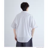 タイプライターストライプ半袖シャツ メンズ | coca | 詳細画像5