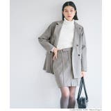 ［Gray］ | 起毛スリットミニスカート レディース | coca
