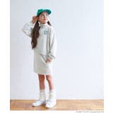 フロントジップスウェットワンピース キッズ | coca | 詳細画像2