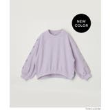 袖のハートが可愛い♪裏毛袖ハート刺繍短丈トップス | coca | 詳細画像13 