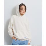 ［Ivory］ | 裏毛カンガルーポケットプルパーカー キッズ | coca