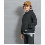 ［Charcoal］ | 裏毛カンガルーポケットプルパーカー キッズ | coca