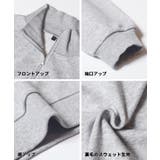 裏毛ハーフジップワンポイント刺繍トップス | coca | 詳細画像10