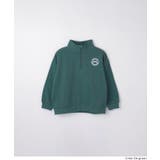 裏毛ハーフジップワンポイント刺繍トップス | coca | 詳細画像12