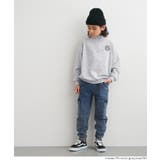 裏毛ハーフジップワンポイント刺繍トップス | coca | 詳細画像2