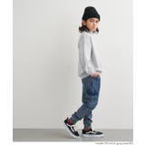 裏毛ハーフジップワンポイント刺繍トップス | coca | 詳細画像5