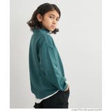 裏毛ハーフジップワンポイント刺繍トップス | coca | 詳細画像8