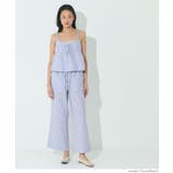 オックスストライプワイドパンツ レディース | coca | 詳細画像4 