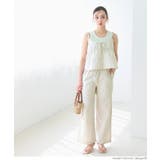 オックスストライプワイドパンツ レディース | coca | 詳細画像10 